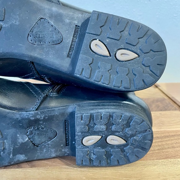 Børn Tall Black Leather Riding Boots Studded Equestrian Size 11 - Picture 10 of 16